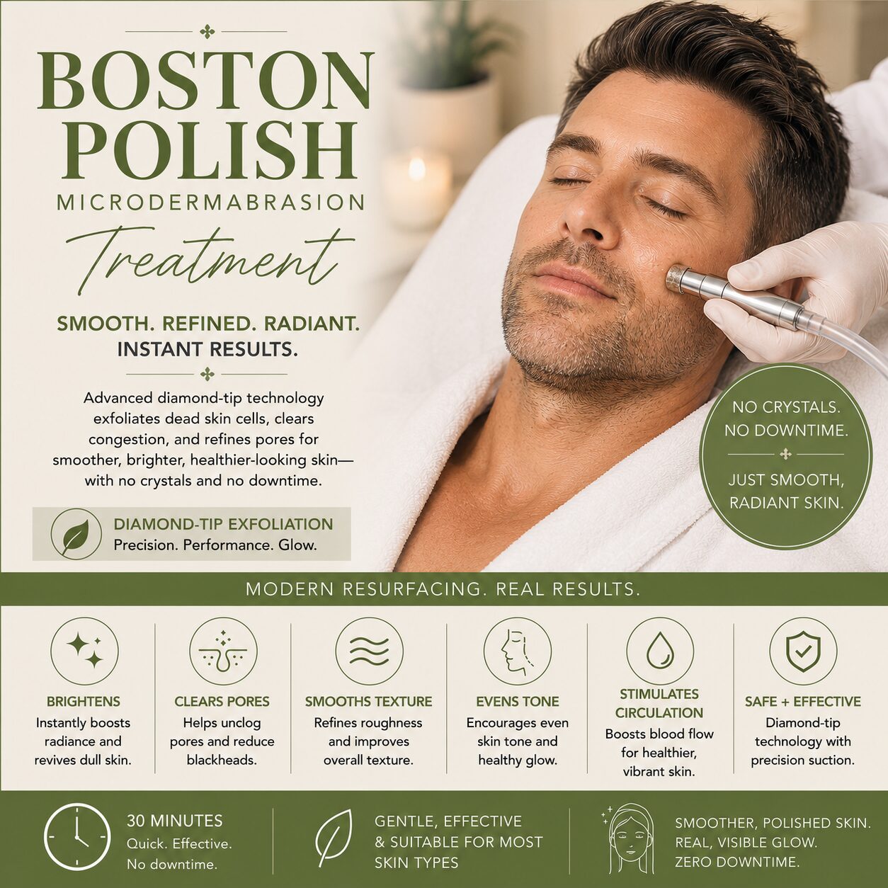 boston polish microdermabrasion treatment with diamond tip