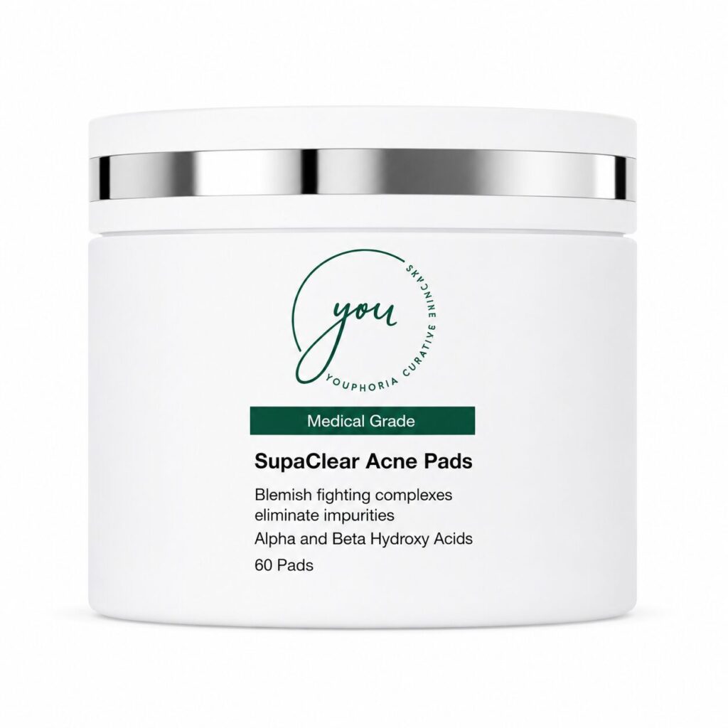 supaclear multi-acid pads for oily and acne prone skin