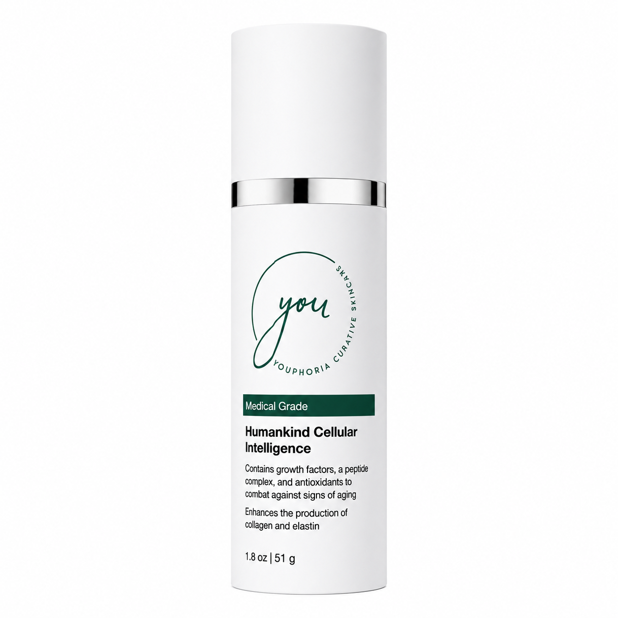 Human Kind Cellullar Intelligence Peptide Cream by Kerry Spindler of YOUPhoria Curative Skincare