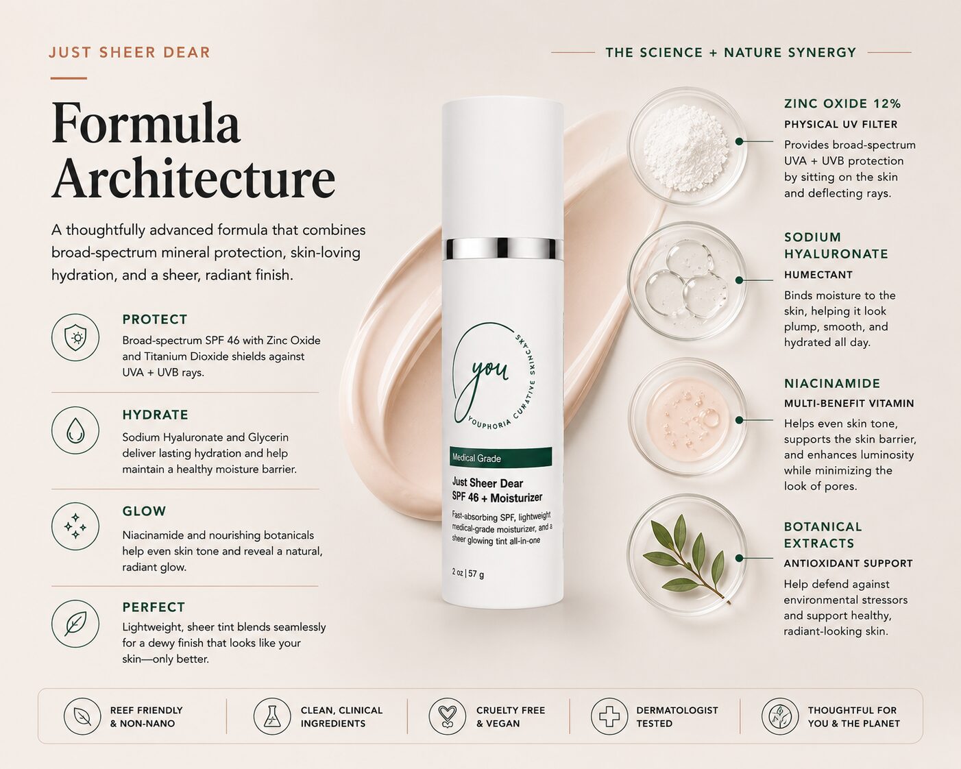 Just Sheer Dear SPF 46 Glow Moisturizer - Image 4