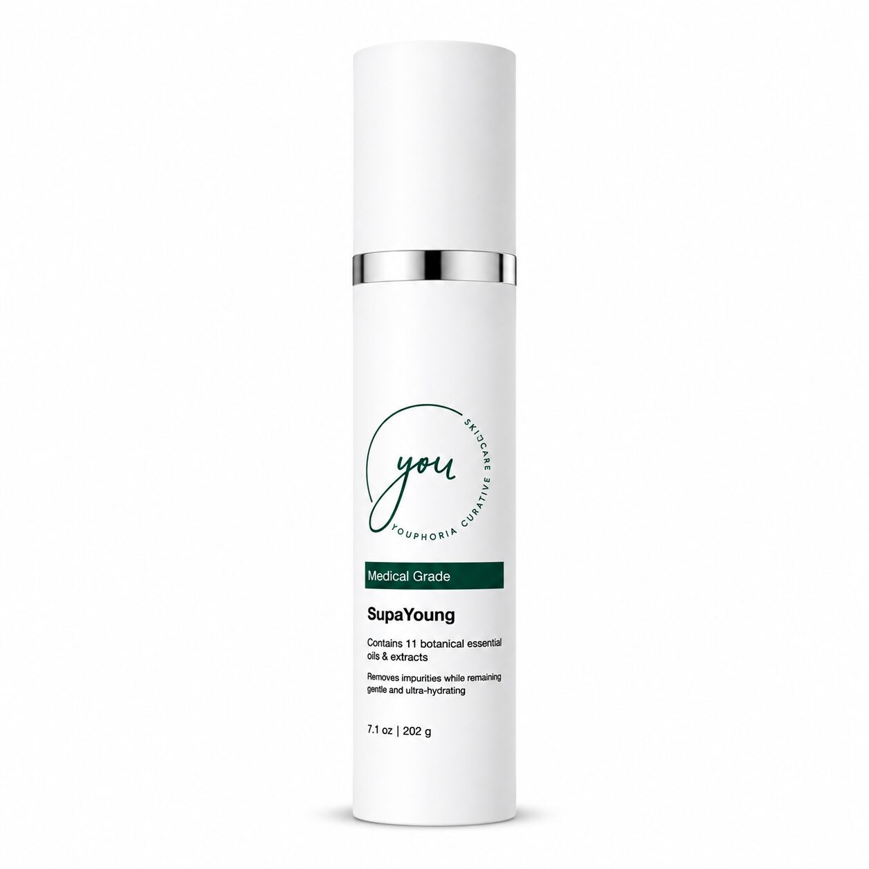 supayoung cleanser for all skin types and tones. Makeup removing gentle cleanser