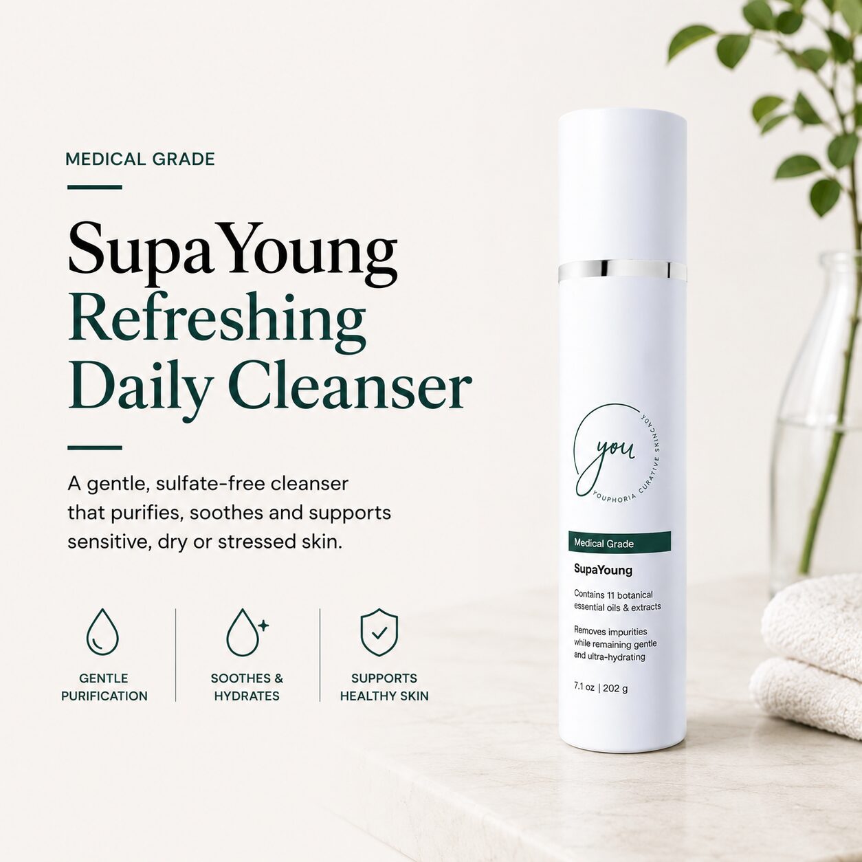 SupaYoung Refreshing Daily Cleanser - Image 2