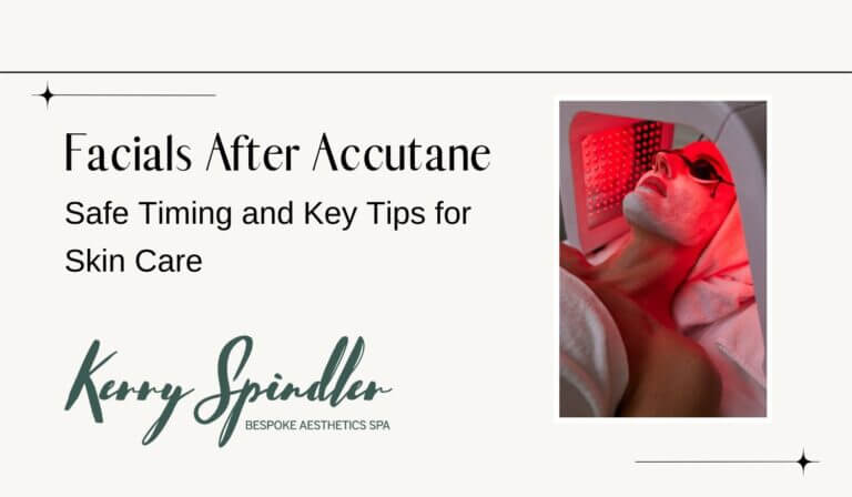 Gentle facial treatment designed for post-Accutane skin healing and barrier repair