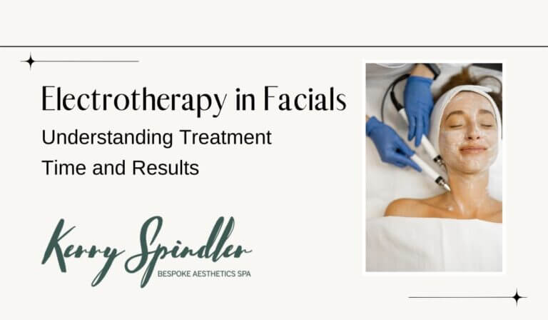 electrotherapy facial treatment using microcurrent technology to tone and rejuvenate skin