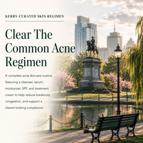 Clear the common acne regimen Youphoria Curative Skincare Boston Kerry Spindler