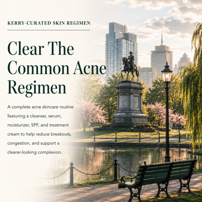 Clear the common acne regimen Youphoria Curative Skincare Boston Kerry Spindler