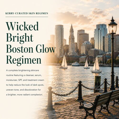 Wicked Bright Boston Glow Regimen skincare for pigmentation and brightening Youphoria Curative Skincare Boston