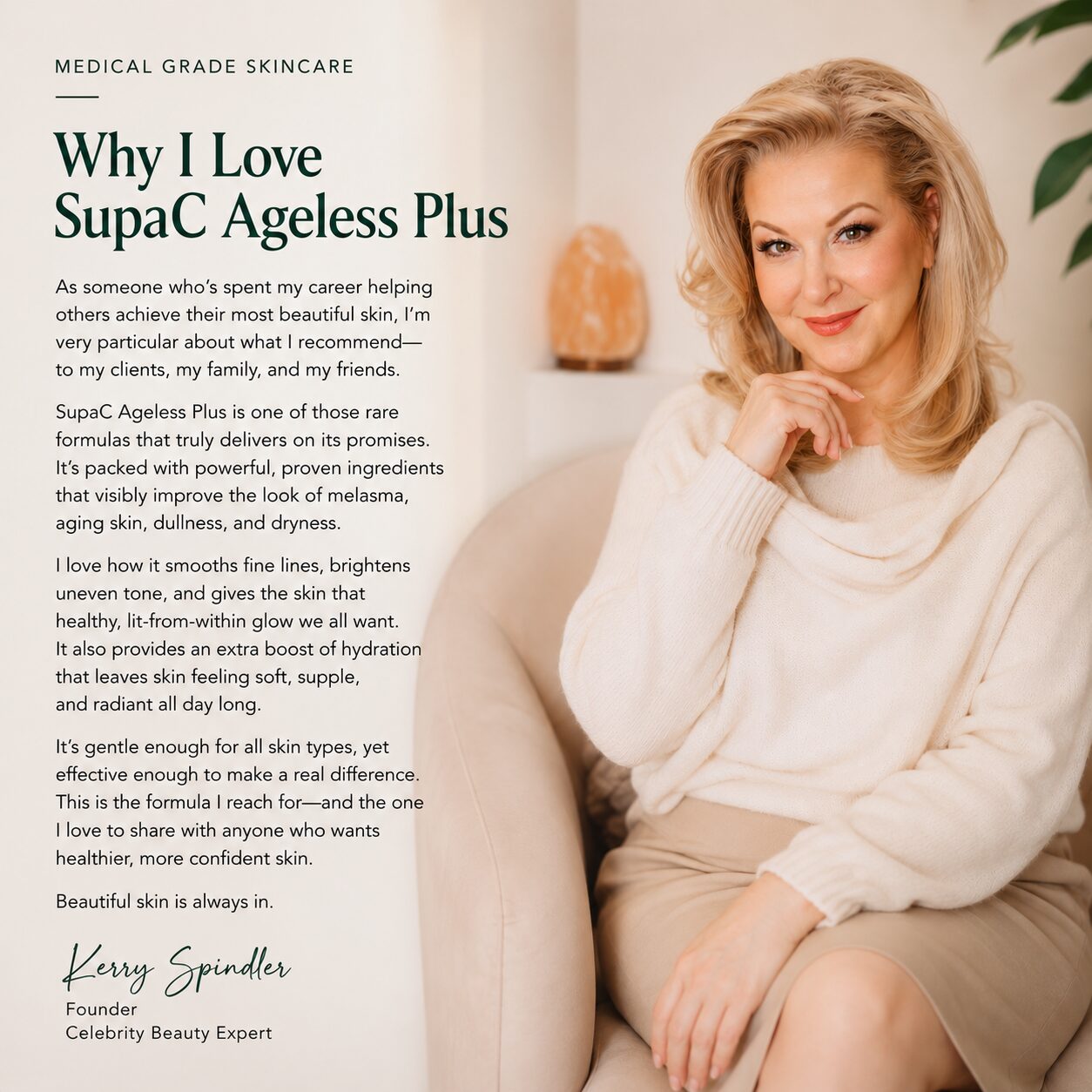 supac ageless plus c serum with wrinkle reducing properties