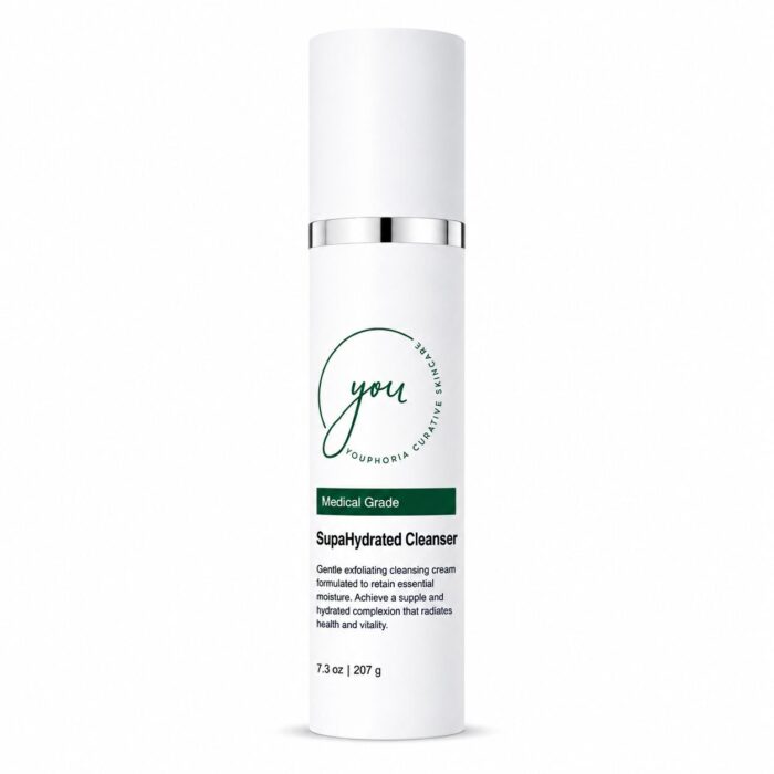supahydrated cleanser with glycolic acid for mature skin in need of exfoliation