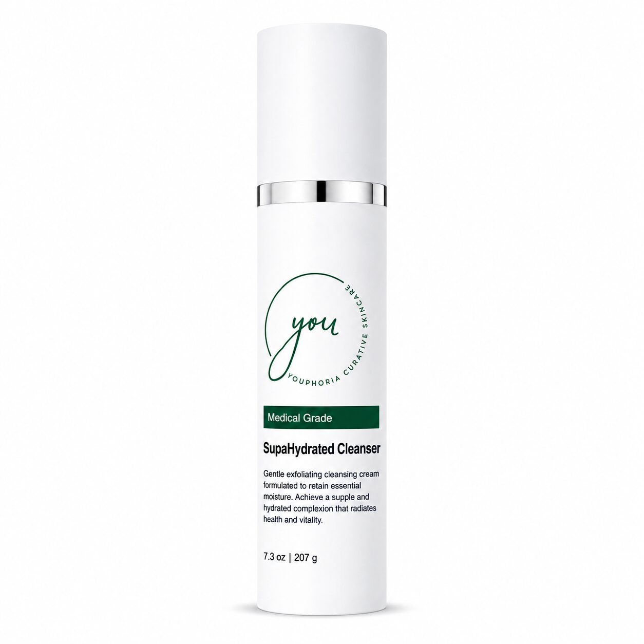 supahydrated cleanser with glycolic acid for mature skin in need of exfoliation