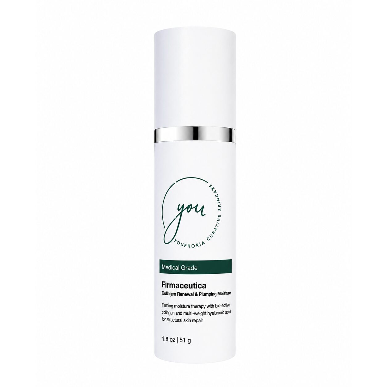 Firmaceutica Collagen Treatment Cream by YOUphoria Curative Skincare – firming, lifting, and wrinkle-smoothing formula from Kerry Spindler Bespoke Aesthetics Spa in Boston