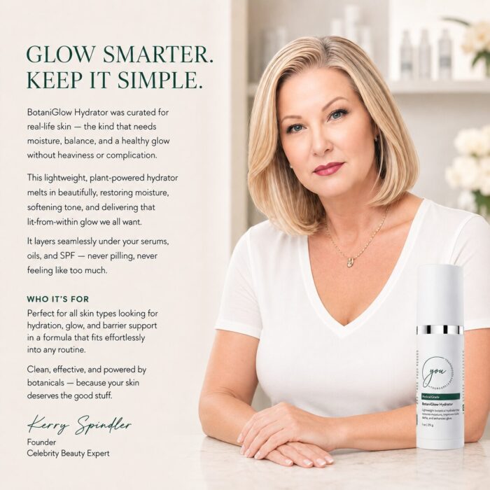botaniglow hydrator serum plant based boston based skincare